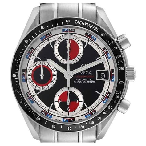 red face omega watch